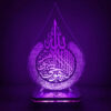 Lampe de chevet LED 3D Islamique Verset du Trône