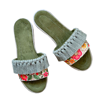 Sandales Boho Chic Macramé Modèle Golshan