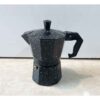 Cafetière Italienne Moka pour Espresso - Capacité 3 Tasses Noire