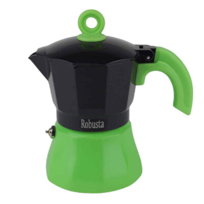 Cafetière Italienne Moka pour Espresso – Capacité 3 Tasses Robusta