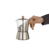 Cafetière Italienne Moka pour Espresso - Capacité 6 Tasses Rupple