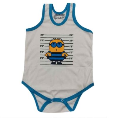 Body sans manches pour nouveau-né avec design Minions