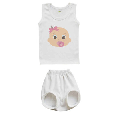 Ensemble Débardeur et Short pour Nouveau-né – Modèle Petite Fille
