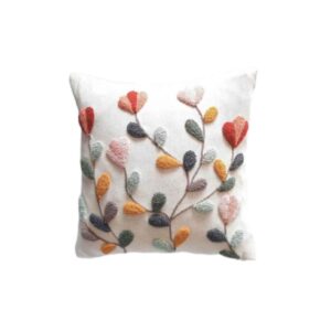 Housse de Coussin Punch Needle – Design Afra Brodé