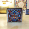 Porte-bougie en bois persan cube Tile Artistique