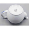 Théière de service en porcelaine blanche avec motif complexe Hima