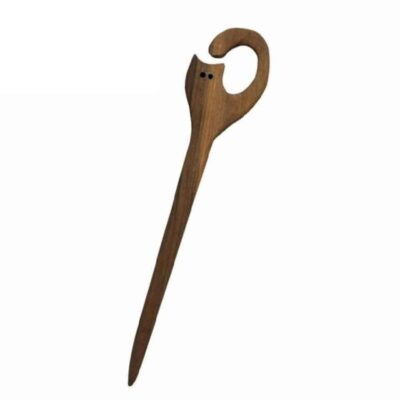 Bâtonnet de cheveux en bois fait main Design Matter Chat pour Femmes