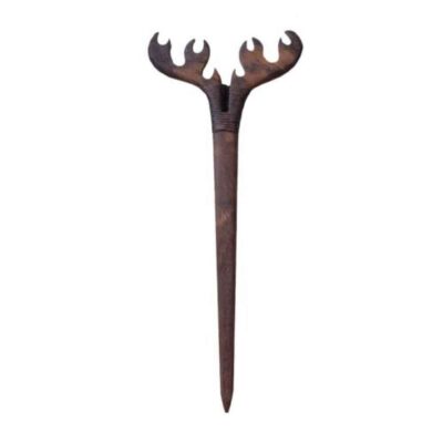 Bâtonnet de cheveux en bois fait main Design Matter Corne de Cerf Grande Taille