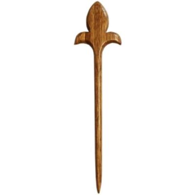 Bâtonnet de cheveux en bois fait main Design Matter Fleur Grande Taille