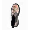 Bottes Chelsea à imprimé graffiti – Cuir synthétique avec motif floral
