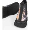 Bottes Chelsea à imprimé graffiti – Cuir synthétique avec motif floral
