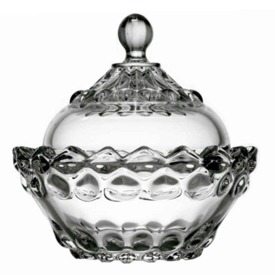 Sucrière en Verre avec Couvercle Modèle Onyx