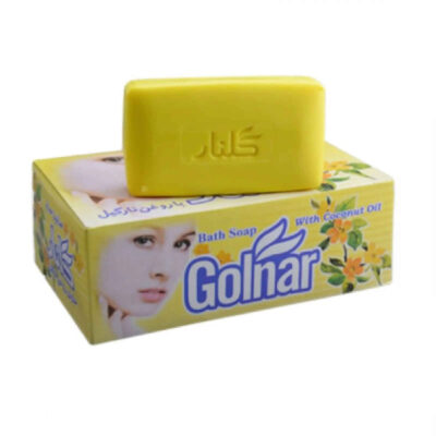 Savon Golnar à l’Huile de Coco Couleur Jaune (6 Barres)