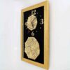 Horloge Décorative Islamique avec Design de Carreau de Céramique « Qul Hu Allah Hu Ahad »