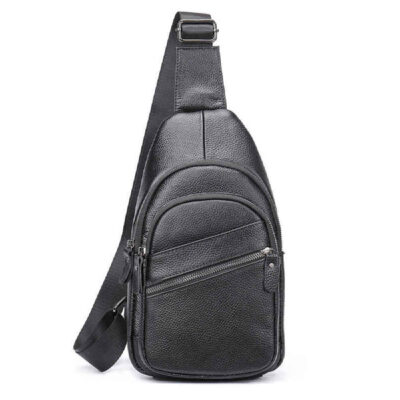Sac bandoulière en cuir pour hommes et femmes Modèle Fatima