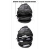 Sac bandoulière en cuir avec doublure en polyester coton
