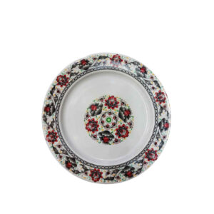 Ensemble de Assiettes en Mélamine Blanches – Légères et Incassables (Pack de 6)