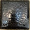 Ensemble d'Assiettes en Mélamine, Compatible Micro-ondes, Forme Carrée, Pack de 3