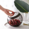 Panier à fruits en fil métallique à usage multifonctionnel