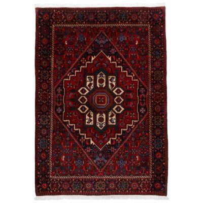 Tapis persan noué à la main chef-d’œuvre Zanjan en laine et coton