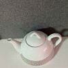 Théière de service en porcelaine avec design grec clé grecque No1