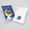 Carte de vœux "Ramadan Mubarak" – Design Croissant de lune pour musulmans