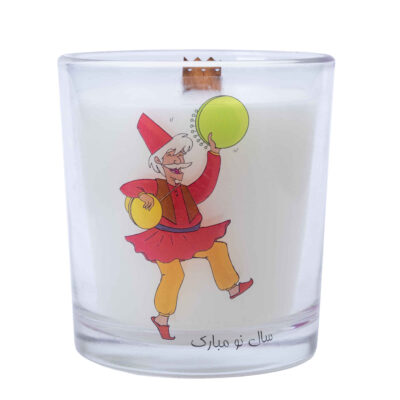 Bougie parfumée en pot – Conçue pour l’agencement Eid et Nowruz (x2)
