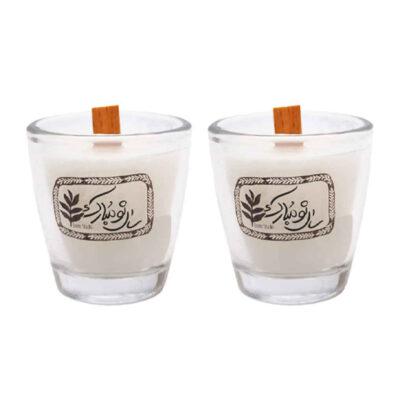 Bougie parfumée en pot – Accent parfait pour la célébration du Nouvel An (x2)