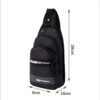 Sac bandoulière en toile avec plusieurs compartiments pour une vie active