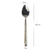 Ensemble de Couverts Cuillères et Fourchettes Design Doré 12 Pièces Modèle Paris