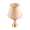 Lampe de table avec abat-jour conique en tissu – modèle Elis
