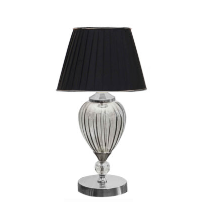 Lampe de table avec abat-jour conique en tissu – modèle Jami