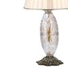 Lampe de table avec abat-jour conique en tissu – modèle Nasim