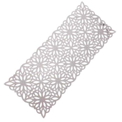 Couverture de Table en Simili Cuir avec Design Chic Pailleté