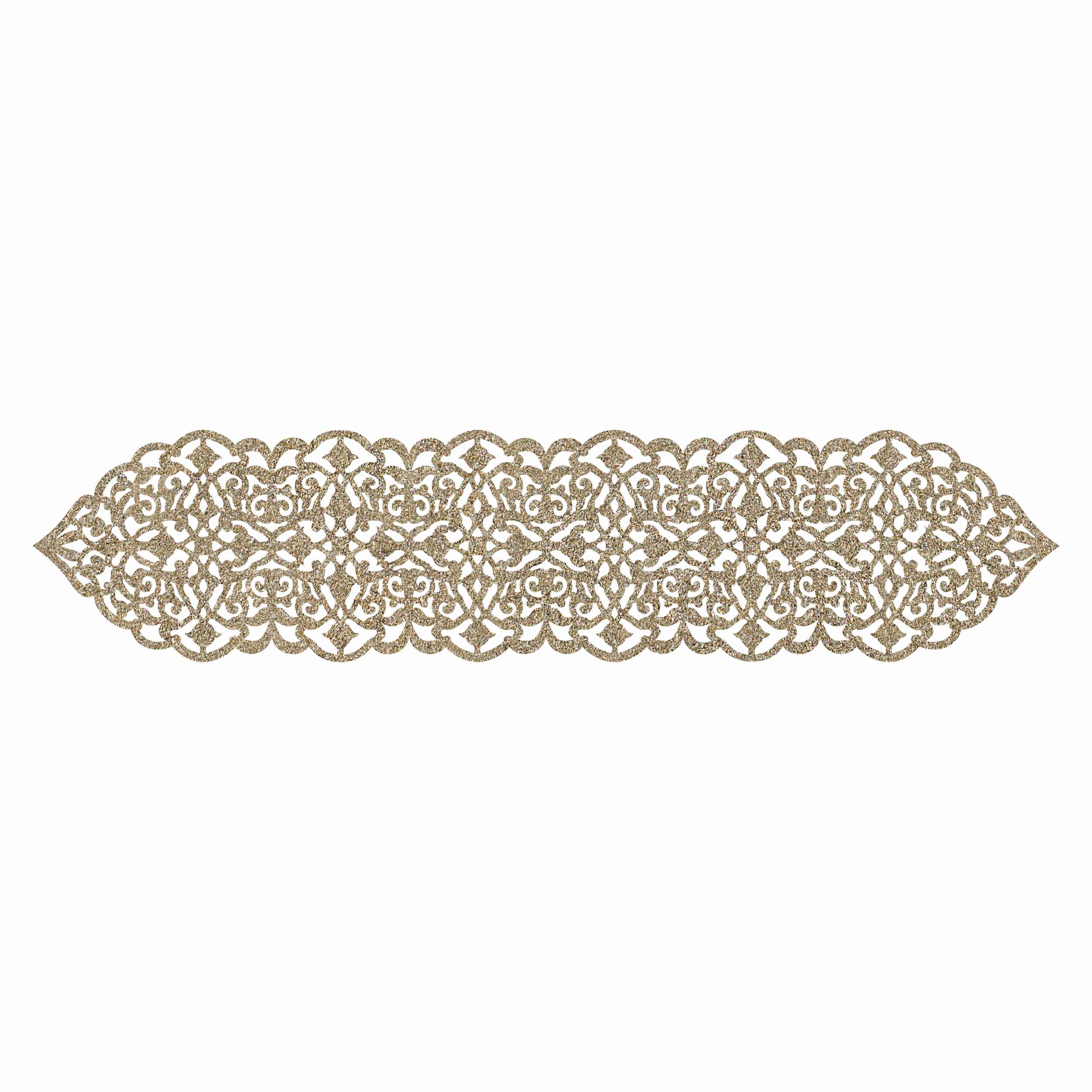 Couverture de Table en Simili Cuir avec Style Pailleté Chic