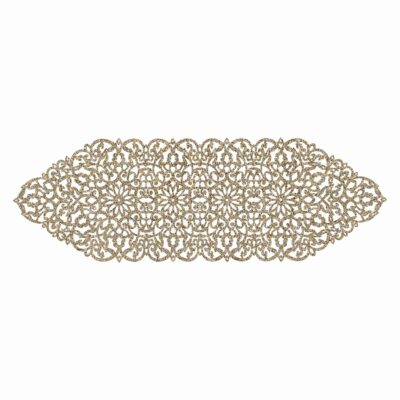 Couverture de Table en Simili Cuir avec Design Moderne Pailleté