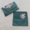 Tapis de prière de voyage pour musulman taille poche et portable Sajada Brodé