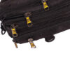 Sac banane en toile chenille avec 4 poches - Parfait pour un usage quotidien