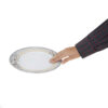 Ensemble d'Assiettes en Mélamine Blanches, Résistantes aux Casse pour Usage Quotidien, Pack de 6