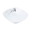 Ensemble de Bols de Vaisselle en Mélamine Blanc, Lavable au Lave-vaisselle - Modèle Kasra (Ensemble de 6)