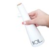Bouteille Distributrice d'Huile en Porcelaine Blanche Pratique pour la Cuisine de Tous les Jours