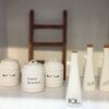 Bouteille Distributrice d'Huile en Porcelaine Blanche Pratique pour la Cuisine de Tous les Jours