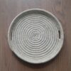 Panier en feuille de palmier tissé à la main persan forme ronde