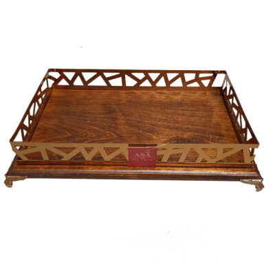 Plateau avec bordure et base – Modèle Asa | Pour un usage quotidien