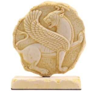Réplique d’inscription – Lion dans une coupe en or inspirée de l’Antiquité perse
