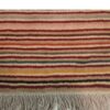 Tapis Gabbeh en laine persane authentique tissé à la main Rayé Rouge
