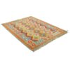 Tapis Kilim en laine persane authentique tissé à la main en Fars Tribal Orange