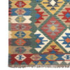 Tapis Kilim en laine persane authentique tissé à la main à Firuzabad Qashqai