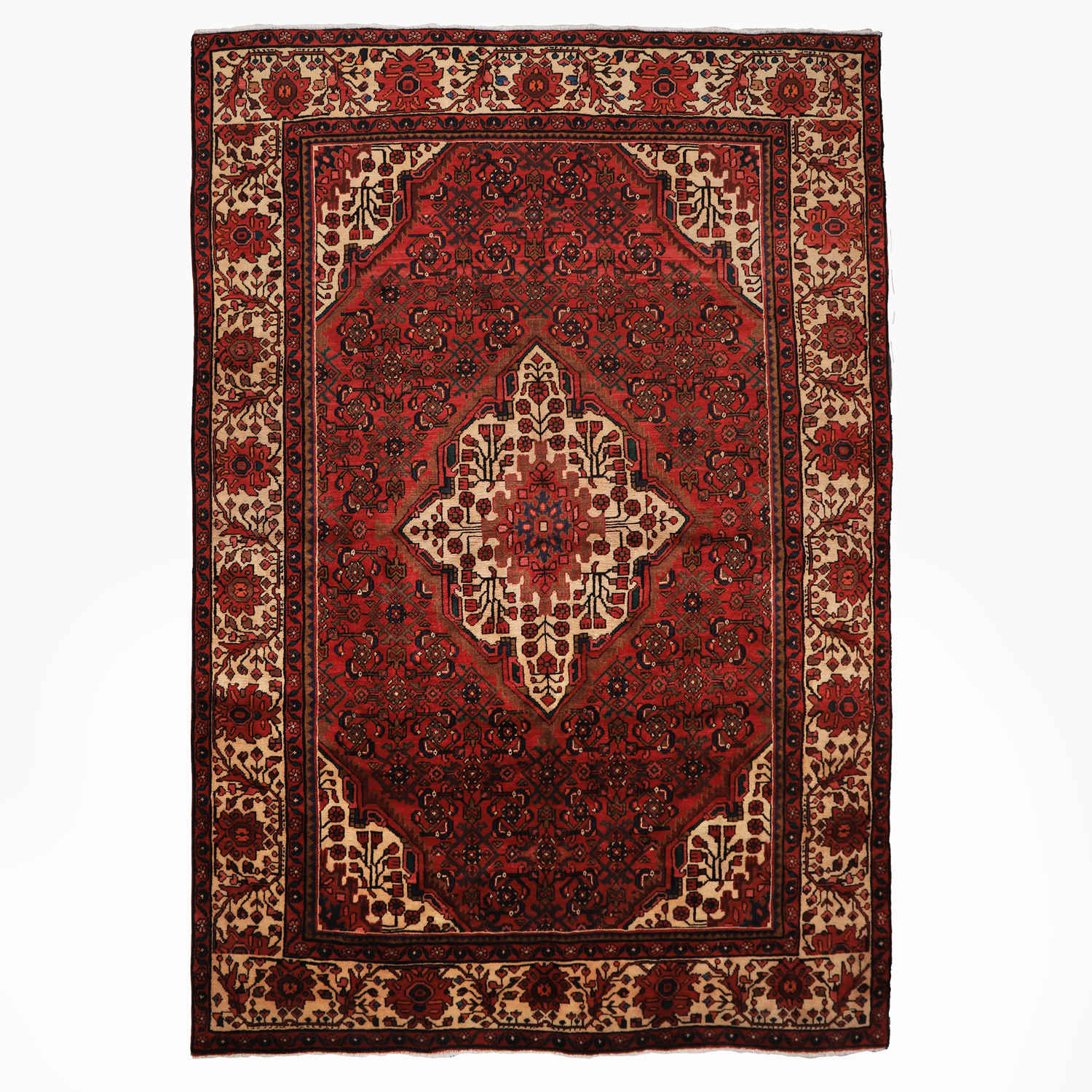 Tapis persan authentique avec laine noué à la main à Chaharmahal & Bakhtiari