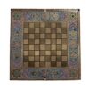 Plateau de Backgammon en Marqueterie Incrustée Fait Main avec Design Traditionnel Khatamkari